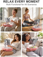 TAZENI Kindle Tablet Pillow Stand Accessories for Bed Reading, with 3 Trays - Image 2