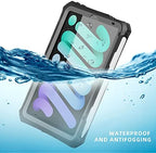 IP68 Waterproof Case Compatible with iPad mini (A17 Pro 7th Gen) 8.3'' 2024/ Mini 6 w/Pencil Holder Kickstand Shock-Dust-Proof Full-Sealing Cover Compatible with Magic Keyboard A2993 A2995 - Image 3