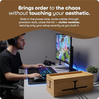 Cable Management Box, Large 13.4-Inch Cord Hider & Organizer Box - Image 6