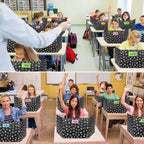 Black 30-Pack Desk Dividers for Students, Waterproof Plastic Study Carrel Divider, Durable Testing Dividers for Classroom Teacher Supplies, Easy to Clean Privacy Shield Folder Boards for Student Desk - Image 7