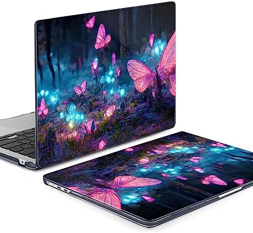 MEEgoodo for M5/M4/M3/M2 MacBook Air 15 inch Case 2026 2025 2024 2023, Case Fit Model (A3448/A3241/A3114/A2941) for MacBook Air 15.3 inch, Fantasy Forest - Image 3