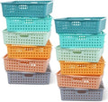 12 Pack Turn‑In Paper Trays for Classroom, Morandi by Yakydesign