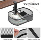 Under Desk Storage Drawer Organizer, Clamp on Under Table Shelf Hanging Desk Mount Tray Attachable Drawer Basket for Home Office Desktop Clutter Management Space Saving - Image 3