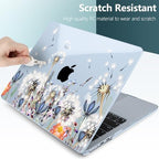 DONGKE for MacBook Air 13 Inch Case M5 2026 M4 2025 M3 M2 2024-2022 A3449 A3240 A3113 A2681, Plastic Hard Shell & Keyboard Cover & Screen Film for MacBook Air 13.6 Inch Case - Dandelion - Image 7