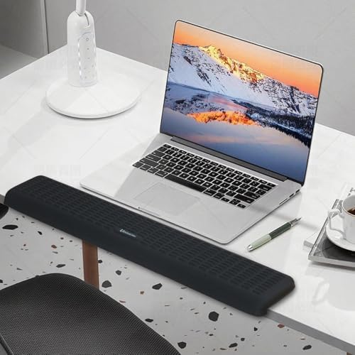 UnivoColors PostureUp L-Shaped Desk Long Wrist Rest Elbow, Non-Slip, Memory Foam, Desk Edge Support, Ergonomic Design for Long-Hour Work (23.6 * 3.9 inch One-Piece Design,Grey) - Image 7