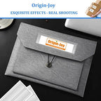 Origin-Joy 35 PCS Self Adhesive Index Card Pockets with Top Open, Clear Plastic Label Holder for Notes, Library and Business, Adhesive Label Pockets & Card Holder (6.5 x 4.5 inch) - Image 5