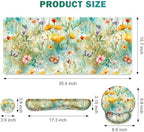 Gaming Mouse Pad, Large Desk Mat, Cute Desk Pad Protector 4in1 XXL Mousepad - Image 2