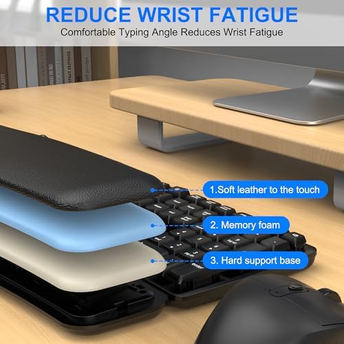 Wireless Keyboard and Mouse Combo, Bluetooth/2.4G Dual-Mode(Black Graphite) - Image 4