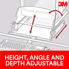 3M Adjustable in-Line Document Holder, Black, DH640, 1 Pack/Case - Image 5
