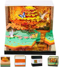 2027 3D Paper Carving Desk Calendar With LED Light by Divtada