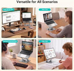 Yottamaster Adjustable Laptop Stand, 360° Rotating Aluminum Desk Stand - Image 7
