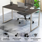 SHW Mission 48-Inch Home Office Computer Desk, Espresso - Image 4