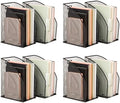 Mind Reader Vertical File Storage, Desktop Organizer, Workspace, Office, Metal Mesh, 6.25" L x 10" W x 12.5" H, Black (Pack of 4) by MindReader