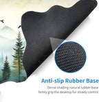 Desk Mat, Mouse Pad with Wrist Rest, 4-in-1 Large Mouse Pads for Desk, Ergonomic Mouse Pad and Keyboard Wrist Rest Gaming Keyboard Mat for Office,Misty Forest and Mountain - Image 4