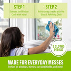E-Cloth Window and Glass Cleaner Kit, Just Add Water - 2 Kits - Image 3