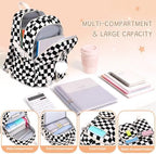 4PCS Corduroy Backpack for Girls with Insulated Water Bottle - Image 3