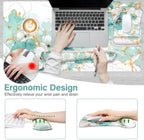 MOSISO Large Gaming Mouse Pad&Keyboard Mouse Pad Set, Green - Image 2