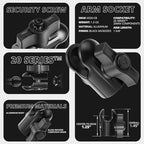 Tackform Tablet Holder for Microphone Stand - Pro Grade, Lightweight, Anti-Slip Mic Stand Mount Ideal for Musicians, Live Performers, Studio Recording | Compatible with iPad Mini/Air/Pro, Galaxy, More - Image 4