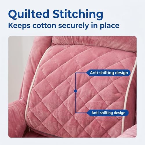 Desk Chair Cushion, Light Pink - Image 4