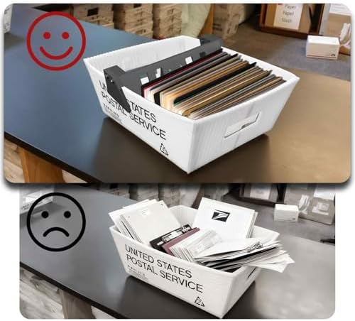Mail Pusher for DPS Trays - Letter Organizer - Compatible with USPS Trays - Prevents Mail from Sliding During delivery - Suitable for Standard DPS - Blue - Image 6