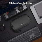 tomtoc Electronic Organizer Travel Case Performance, Dual Compartment Bag - Image 3