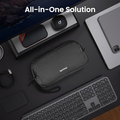 tomtoc Electronic Organizer Travel Case Performance, Dual Compartment Bag - Image 3