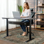 36"x60" Office Chair Mat for Hardwood Floor, Non-Slip Washable Rosewood - Image 2
