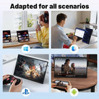CIDETTY 16" Laptop Screen Extender, 1920x1200 FHD Portable Monitor for Laptop, 360° Magnetic Stand Travel Second Screen for Mac, Windows, Android Phone - Image 5