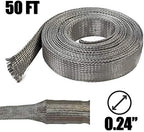 Electriduct 3/8" Tinned Copper Metal Braided Sleeving (Ø 0.24") - 250 Feet - Image 2
