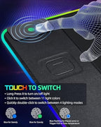 RGB Gaming Mouse Pad with 15 Magnetic Wireless Charging, 31.5"x15.7" - Image 6