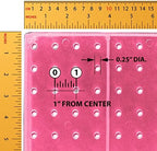 Azar 700508-PNK 8-Inch W by 20-Inch H Revolving Pink Pegboard Counter Unit, Pink - Image 5