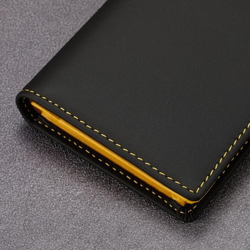 HISCOW Full Grain Leather Business Card Holder Case - Image 7
