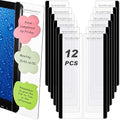 Zonon 12 Pieces Monitor Memo Board for Computer Transparent Acrylic by Zonon