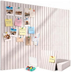 SKOCHE 48" x 36" Large Felt Bulletin Board 12 Pack Cork Board Alternative by SKOCHE