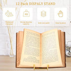 Kenning 12 Pieces Gold Plate Stand Easel Display, 12 Pieces, 3 Inch - Image 4
