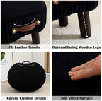 Foot Stools Ottoman with Handle Small Foot Stool Footrest Ottomon - Image 5