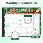 Ospelelf Desk Calendar 2026-2027 Large 22"x17" Monthly Family Planner Pad with Protective Cover 18 Months Use July 2026 to December 2027 Season - Image 5