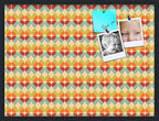 PinPix 32x24 inch Cork Bulletin Board. This Decorative Framed Pin Board Comes with Abstract Pattern in Color Design and Satin Black. Ideal for Home, Office Decor or School (PinPix-564) by PinPixBulletinBoards