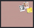 PinPix 30x24 inch Cork Bulletin Board. This Decorative Framed Pin Board Comes with Diamond Pattern in Pink and Beige Design and Satin Black. Ideal for Home, Office Decor or School (PinPix-290) by PinPixBulletinBoards