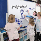 Mobile Whiteboard on Wheels, 48"x36" Double-Sided Magnetic Dry Erase Board - Flipchart Easel for Office, Classroom & Home, Rolling Stand with Easy Flip Feature - Image 6