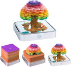 3D Calendar 2027, 3D Memo Pad Art Sticky Notes, Time Piece Calendar 2027, Creative Weekly Notepad with Light, Paper Carving Art Desktop Gift for Christmas Birthday Anniversaries (Colorful Tree 2027) by Banigic