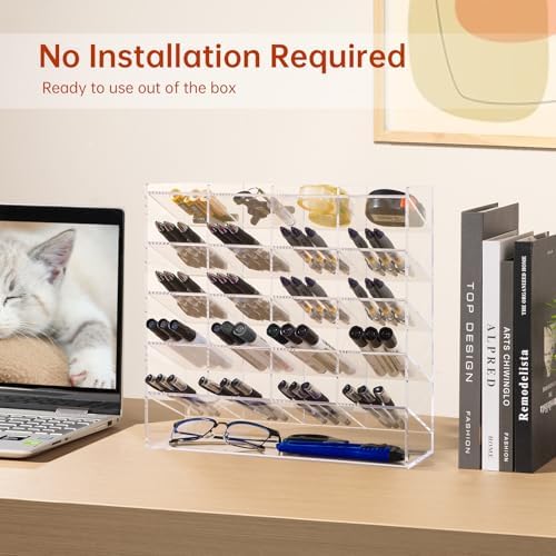 BEYGORM Acrylic Vertical Marker Organizer for 250 Markers, Desk Orgaizer - Image 5