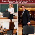Fireproof Document Organizer with Lock for Important Documents, File - Image 5
