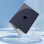 Teryeefi for MacBook Air 13 inch Case M5 M4 M3 M2 (2022-2026 Release) Model A3449 A3240 A3113 A2681, Plastic Hard Shell & Keyboard Cover & Screen Film for MacBook Air 13.6 inch Case - Black Polka Dots - Image 6