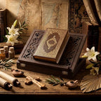 Amyhill Adjustable Wooden Bible Stand 13x10, Carved Book Holder, Vintage - Image 2