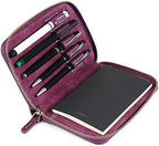 Londo Genuine Leather Padfolio – Portfolio Folder with Pencil Holder, Notepad & Zipper Closure for Business, Office & Travel by Londo