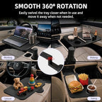 360° Rotating Car Desk Tray for Laptop & Food, Fits Tesla Model Y/3/S - Image 7
