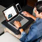 LAPGEAR Home Office Pro Lap Desk – Black Slate, Fits 15.6” Laptops - Image 6
