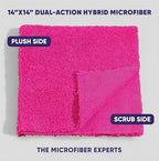 Microfiber Wholesale Pronto Cloths, Dual-Sided Microfiber Cleaning Towels, Soft Plush & Scrub Cloths for Dusting, Scrubbing, Kitchen, Windows & Car Detailing, Absorbent Bulk 300-Pack Multicolor - Image 2