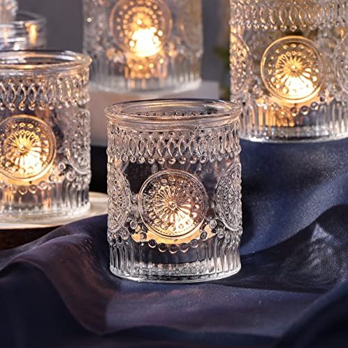 Clear Votive Candle Holders Set of 36- Glass Tea Light Candle Holders Bulk - Image 5